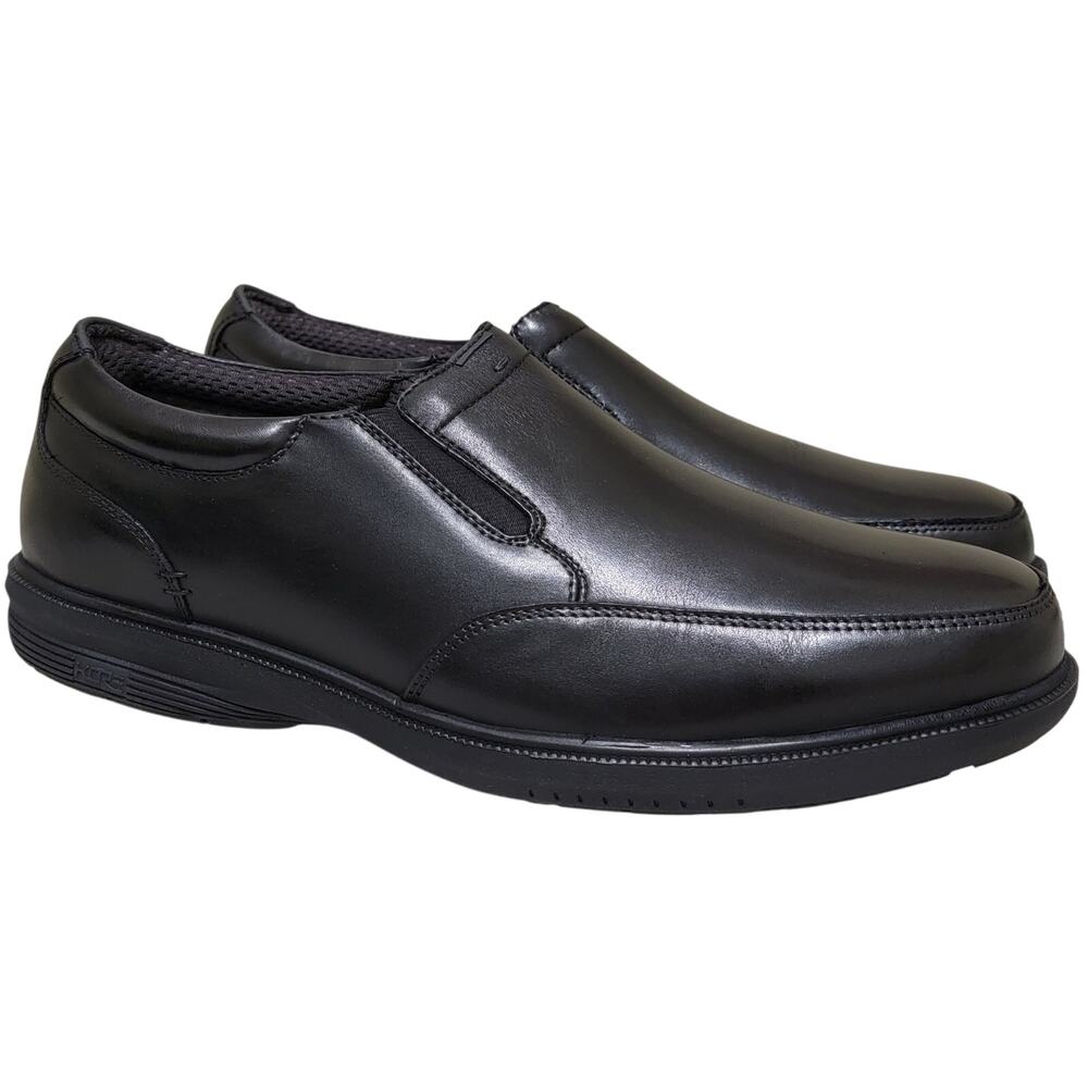 Nunn Bush Men Myles St Slip On Loafers Size US 11W Black Leather